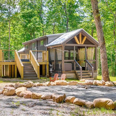 Monteagle Cabin With Swim Spa, Sauna And Fire Pit! Eksteriør billede